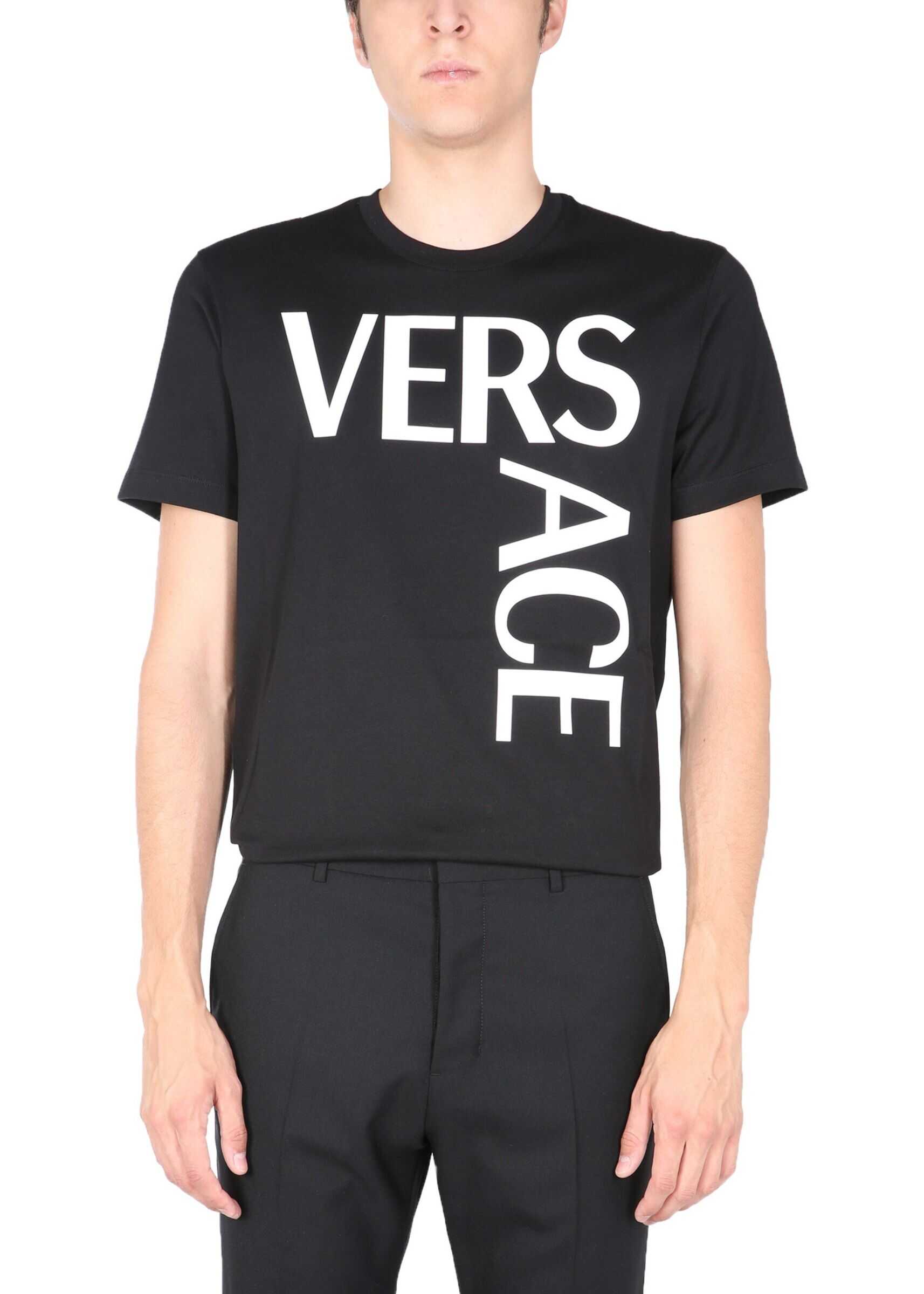 Versace T-Shirt With Logo 1001288_1A009221B000 BLACK