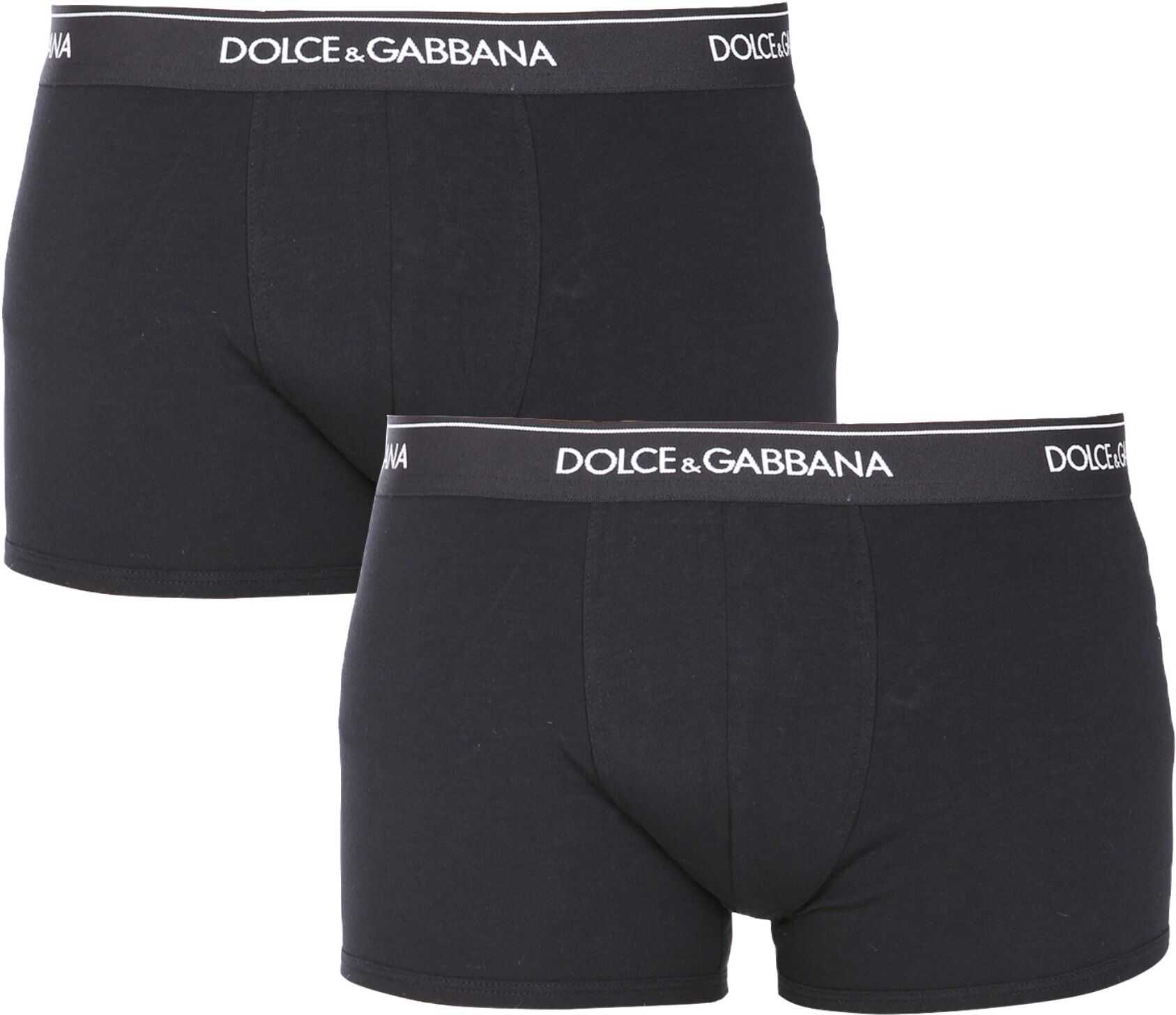 Dolce & Gabbana Pack Of Two Slip M9C07J_FUGIWN0000 BLACK