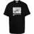 MSGM T-Shirt With Vertigo Print BLACK