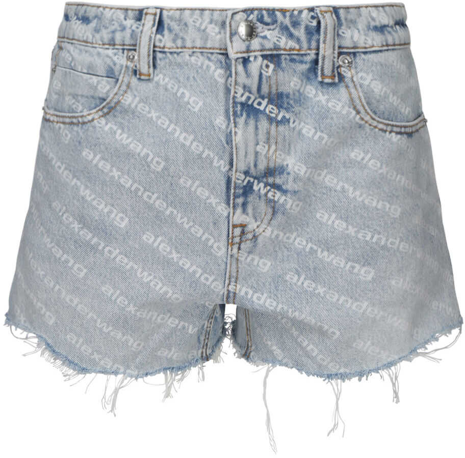 Alexander Wang Denim Shorts 4DC2204781 PEBBLE BLEACH