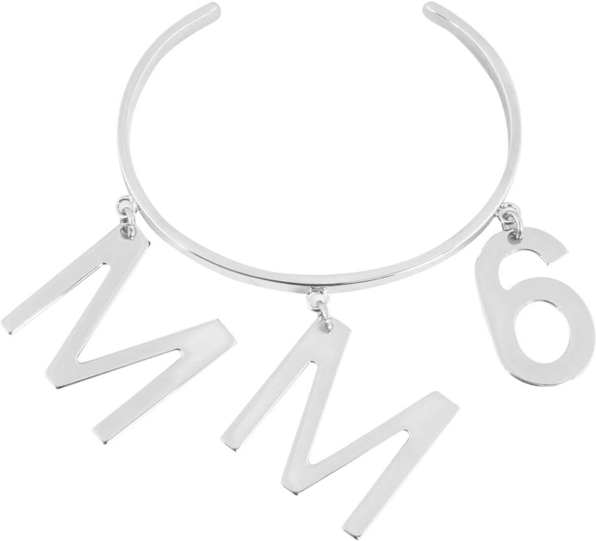 MM6 Maison Margiela Brass Bracelet SM6UY0001_S12945951 SILVER