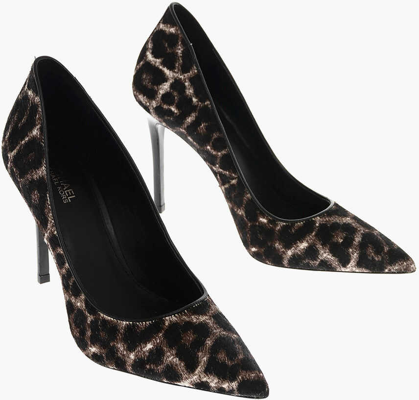 Michael Kors 10Cm Ponyskin Keke Pumps Black