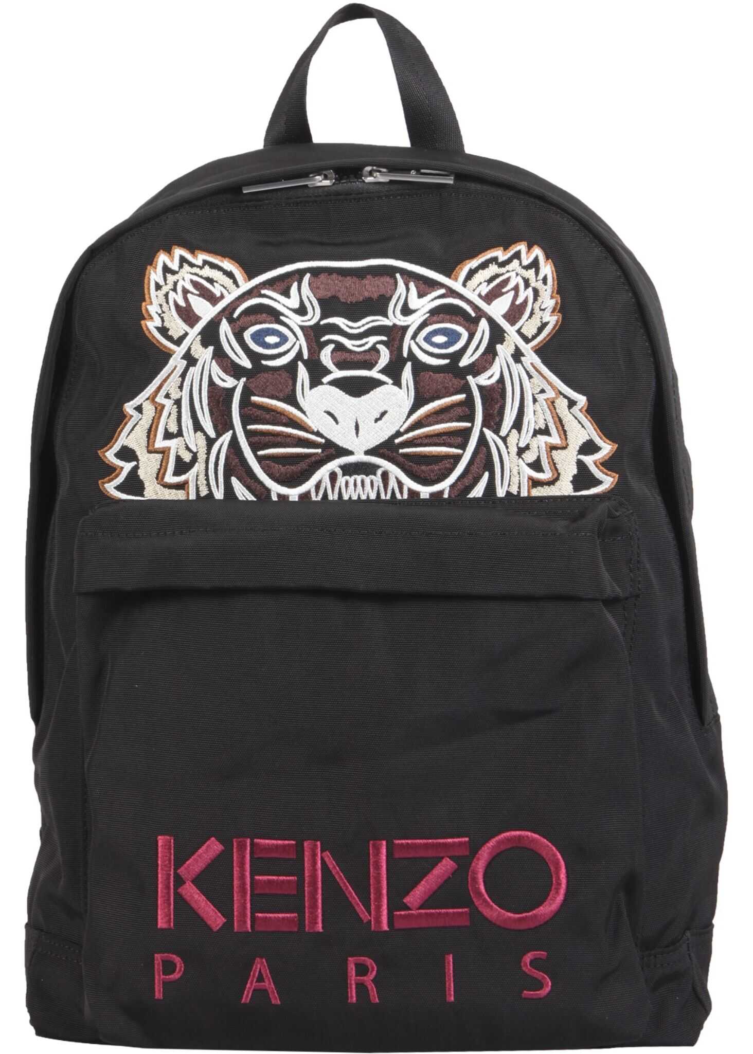 Kenzo Large Backpack With Logo FA65SF300_F2099G BLACK