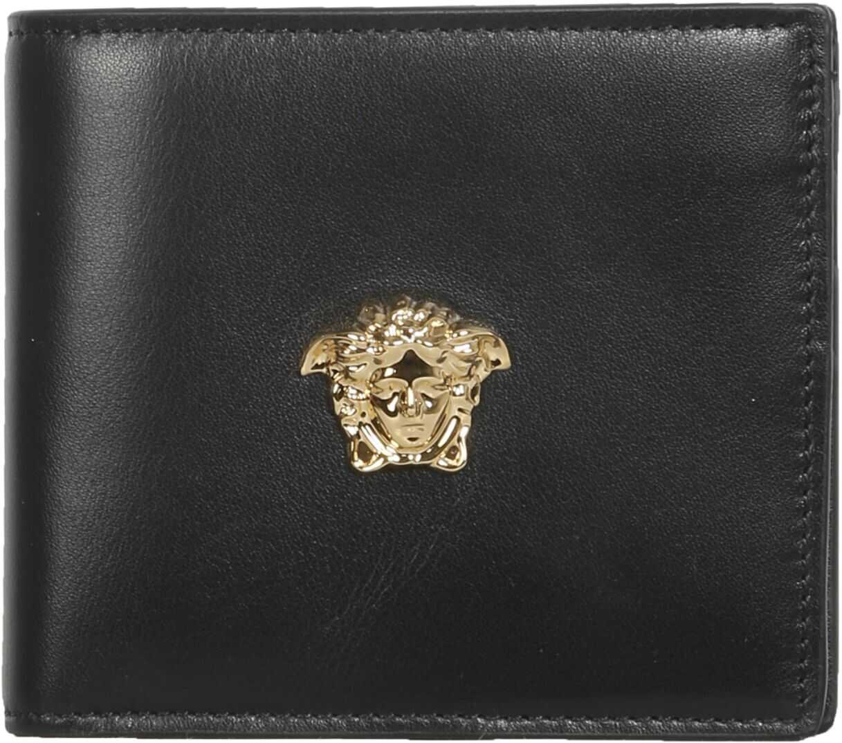 Versace Leather Bifold Wallet DPU2463_DVT8ME1B00V BLACK
