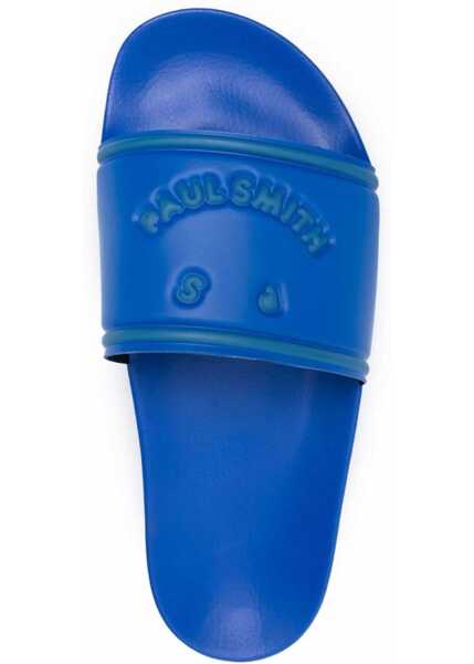 Papuci Paul Smith Summit Slide Sandals BLUE Barbati (BM 8523420) 4