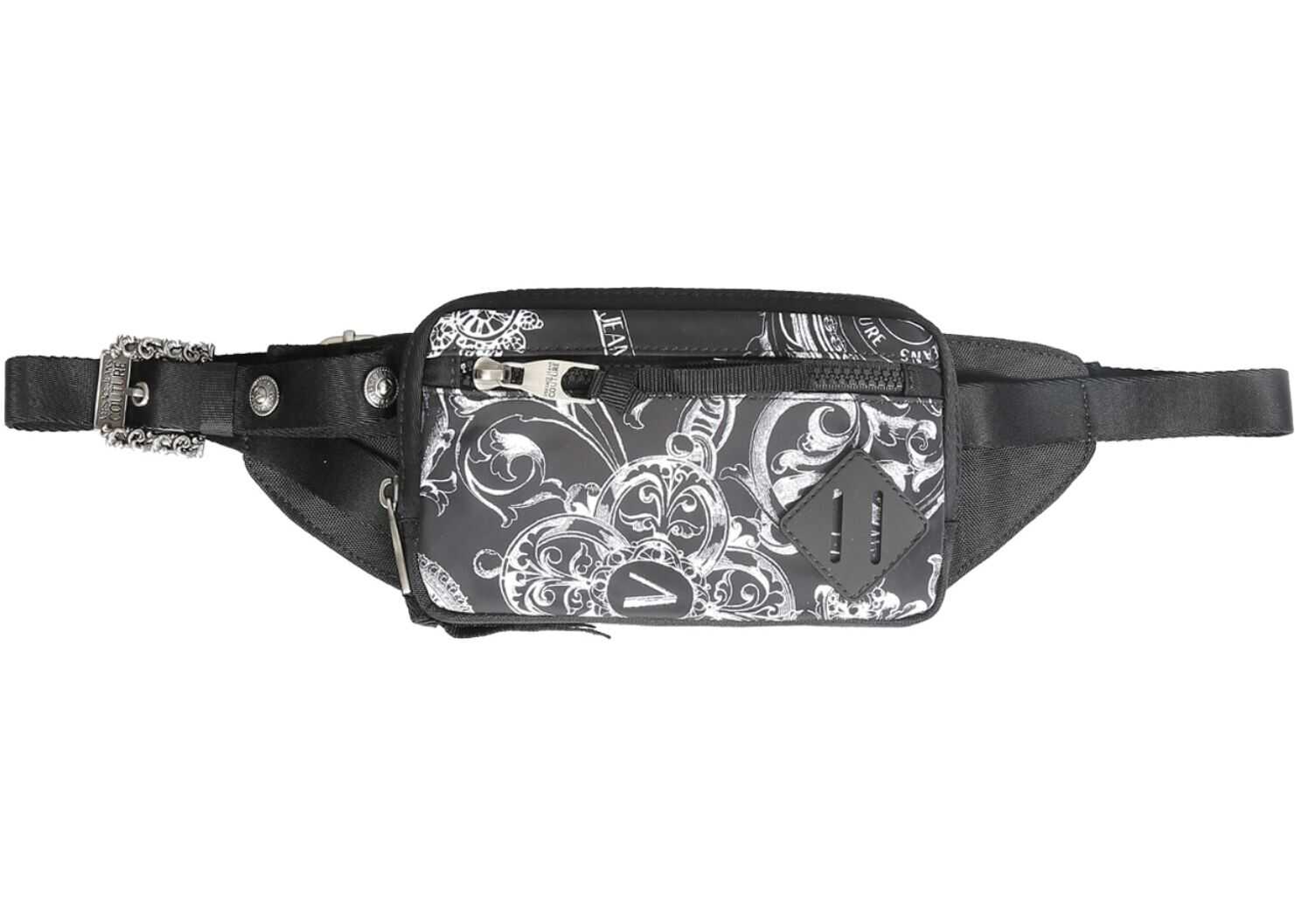 Versace Jeans Couture Belt Bag With Baroque Print 71YA4B83_ZS107899 BLACK