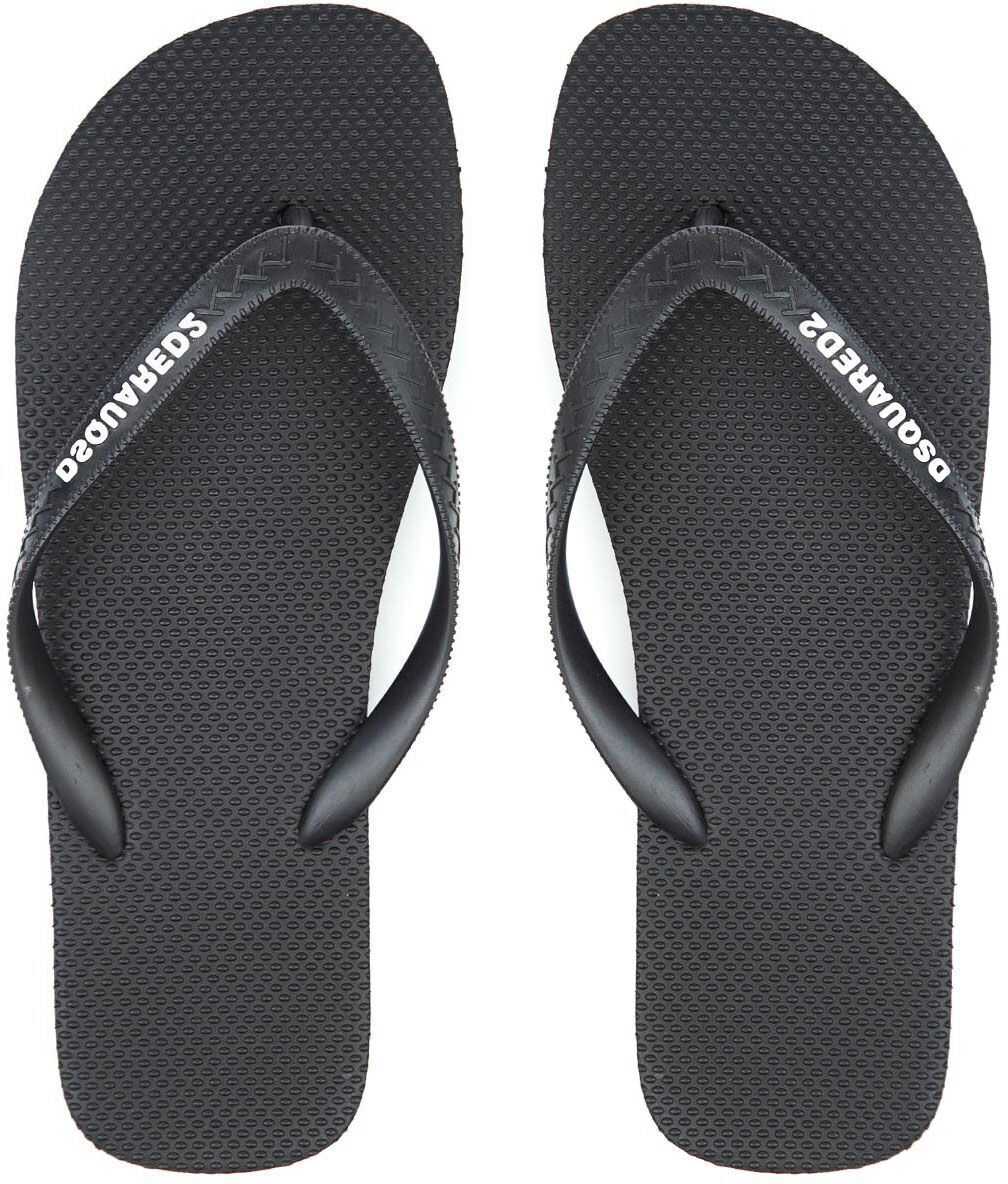 DSQUARED2 Flip Flops* Black