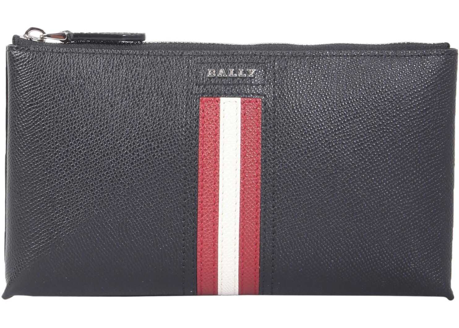 Bally Teryer Pouchleather Teryer Pouch With Zip6 TERYER.LT_10BLACK BLACK