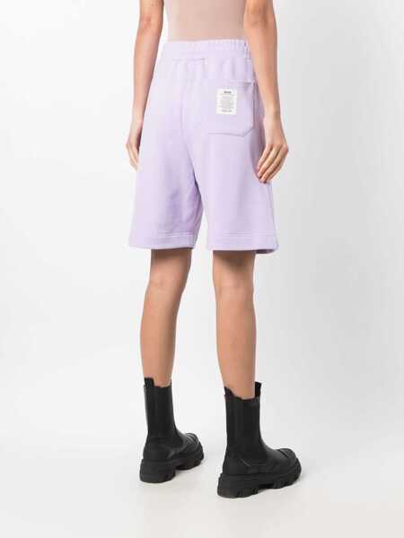 Pantaloni scurti MSGM Fantastic Green Bermuda LILAC Femei (BM 8526855) 4
