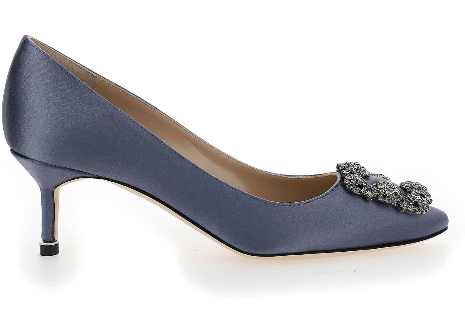 Manolo Blahnik Hangisi Pumps 9XX0661 NAVY