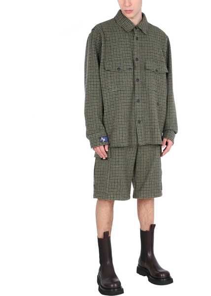 Camasi casual MSGM Shirt With Logo GREEN Barbati (BM 8529096) 2