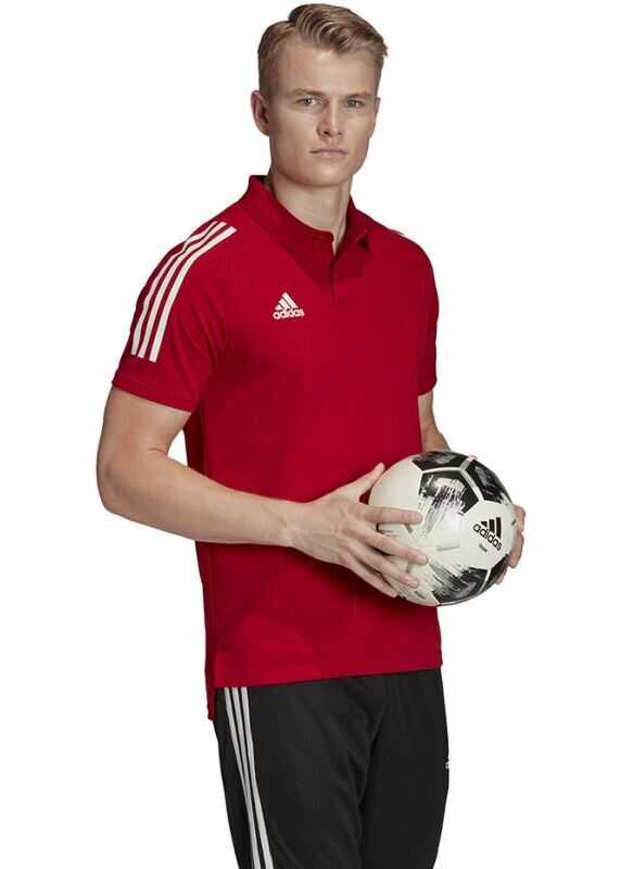 Tricouri Polo adidas ED9235 White/Red Barbati (BM 8529215) 3