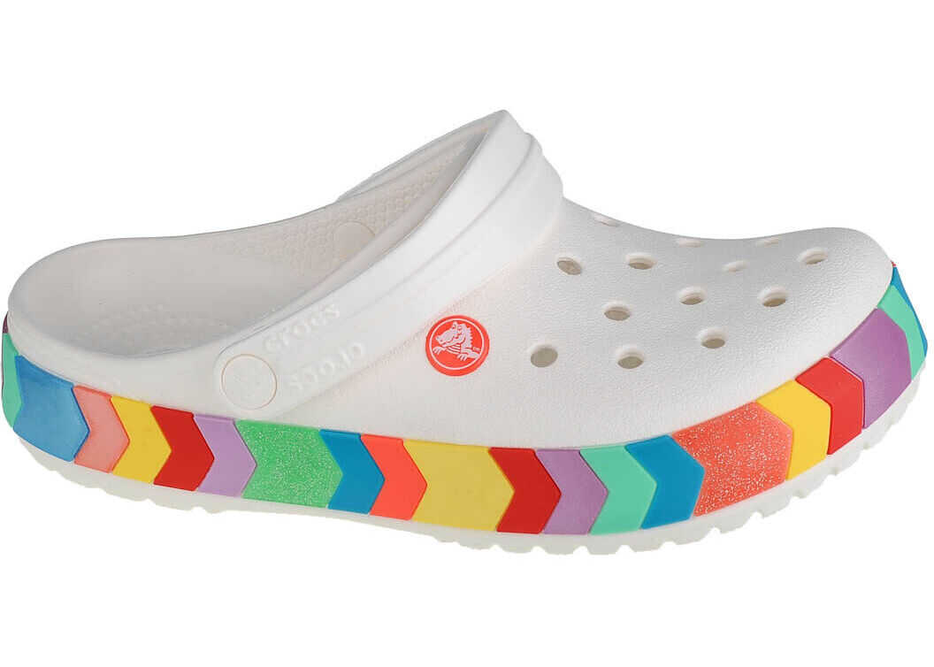 Crocs Crocband Chevron Beaded Clog Kids* White b-mall.ro imagine 2022
