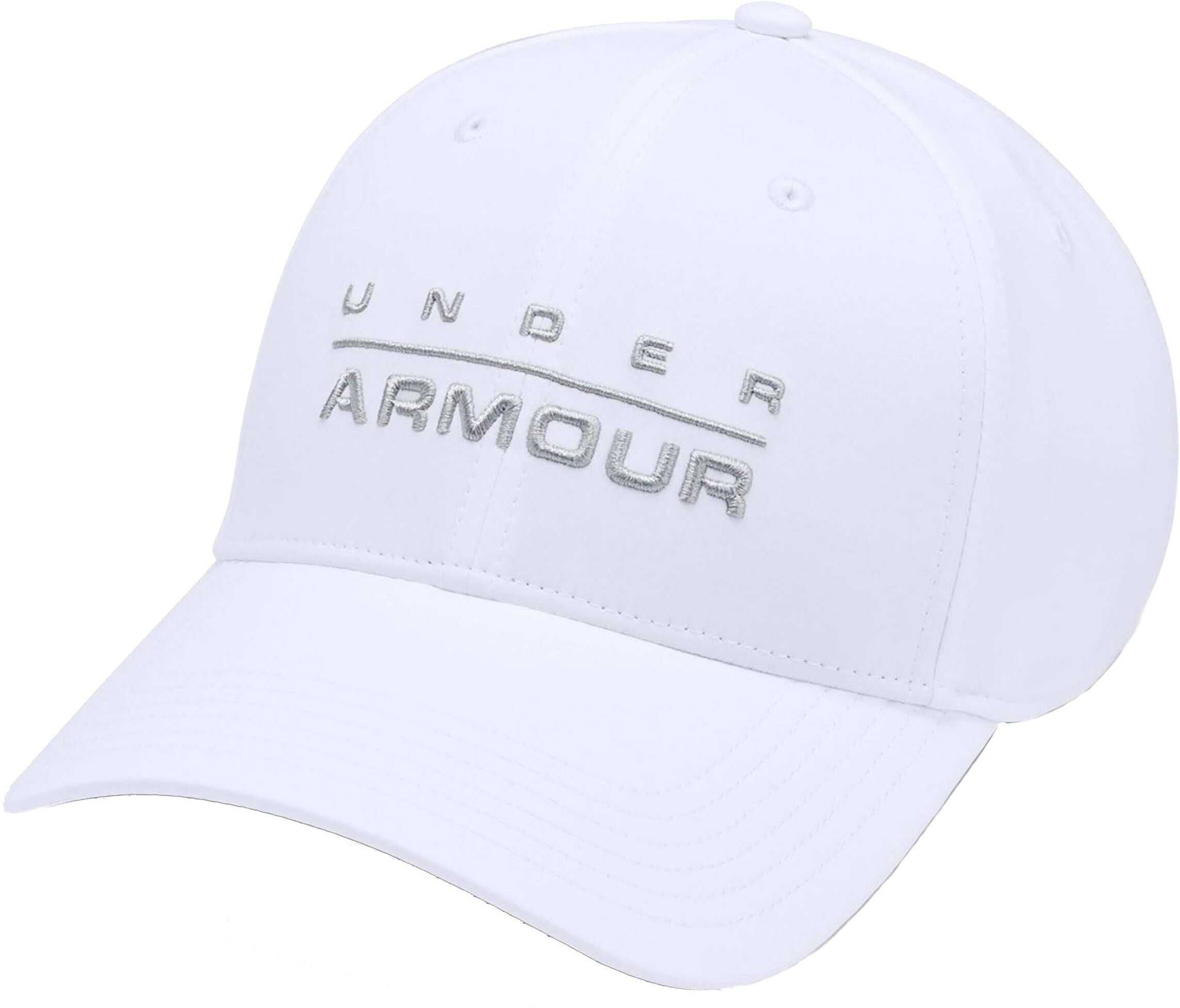 Under Armour Mens Woodmark Str Cap White