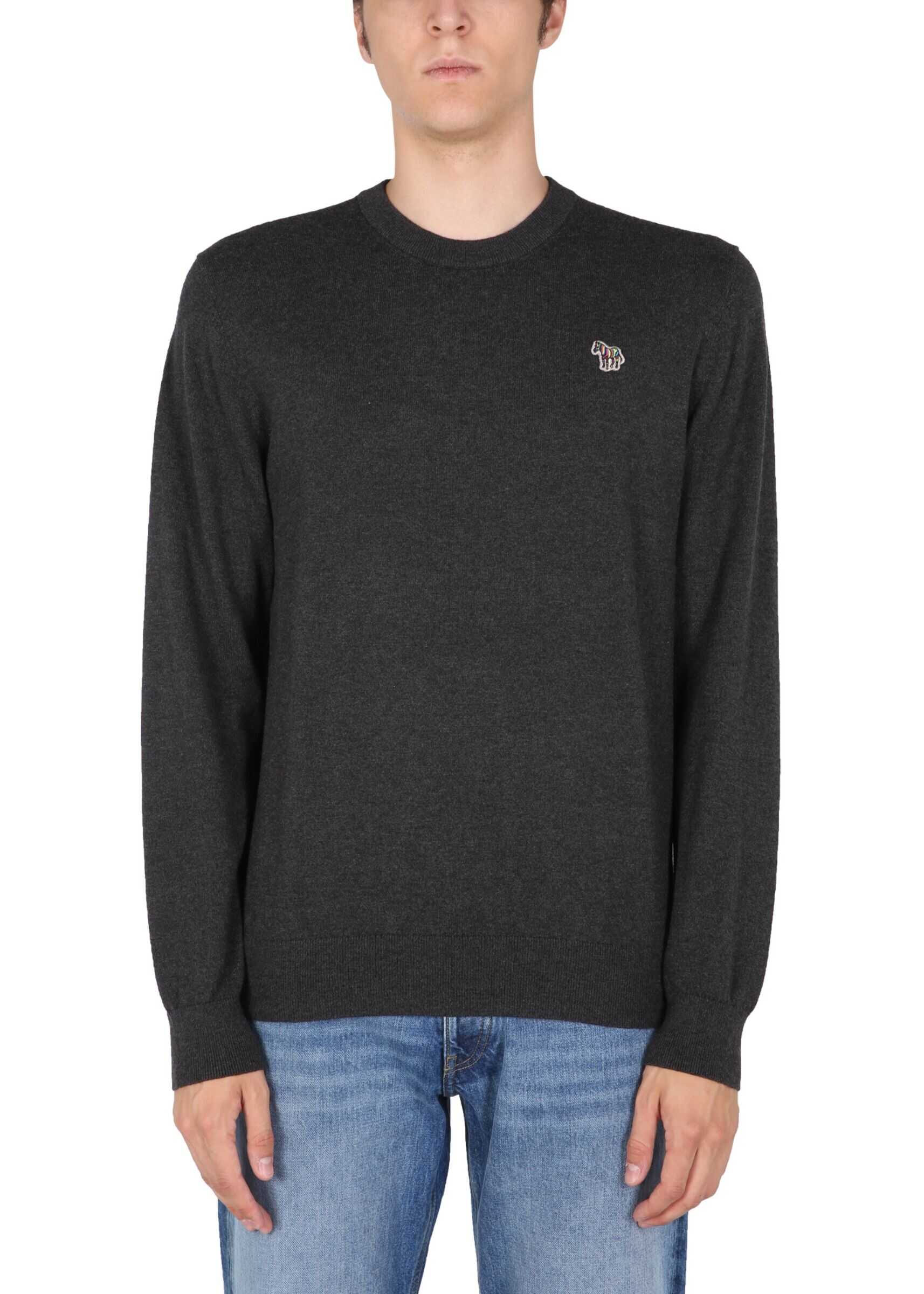 PS by Paul Smith Crew Neck Sweater M2R/143UZ/G21388_78 BLACK