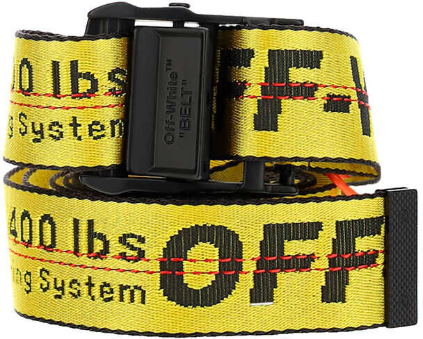 Off-White Industrial Belt OWRB009F21FAB001 YELLOW BLACK