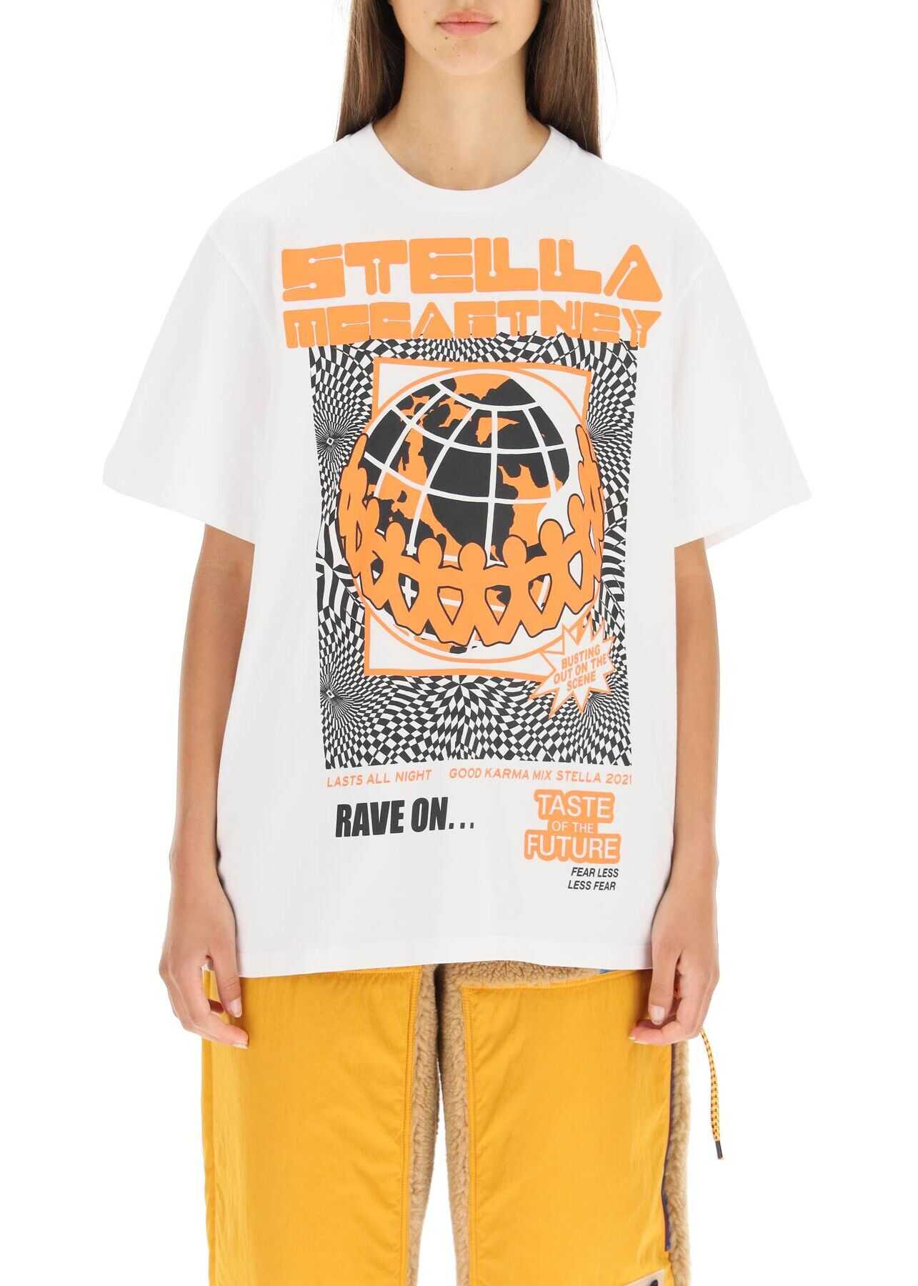 Stella McCartney Rave Tee T-Shirt 604086 SPW15 PURE WHITE