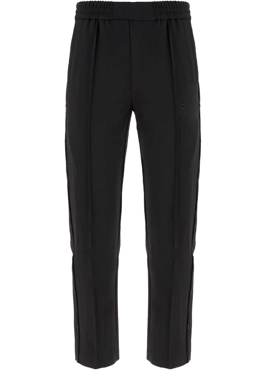 Alexander McQueen Pants 646535RQQ23 DARKEST BLACK