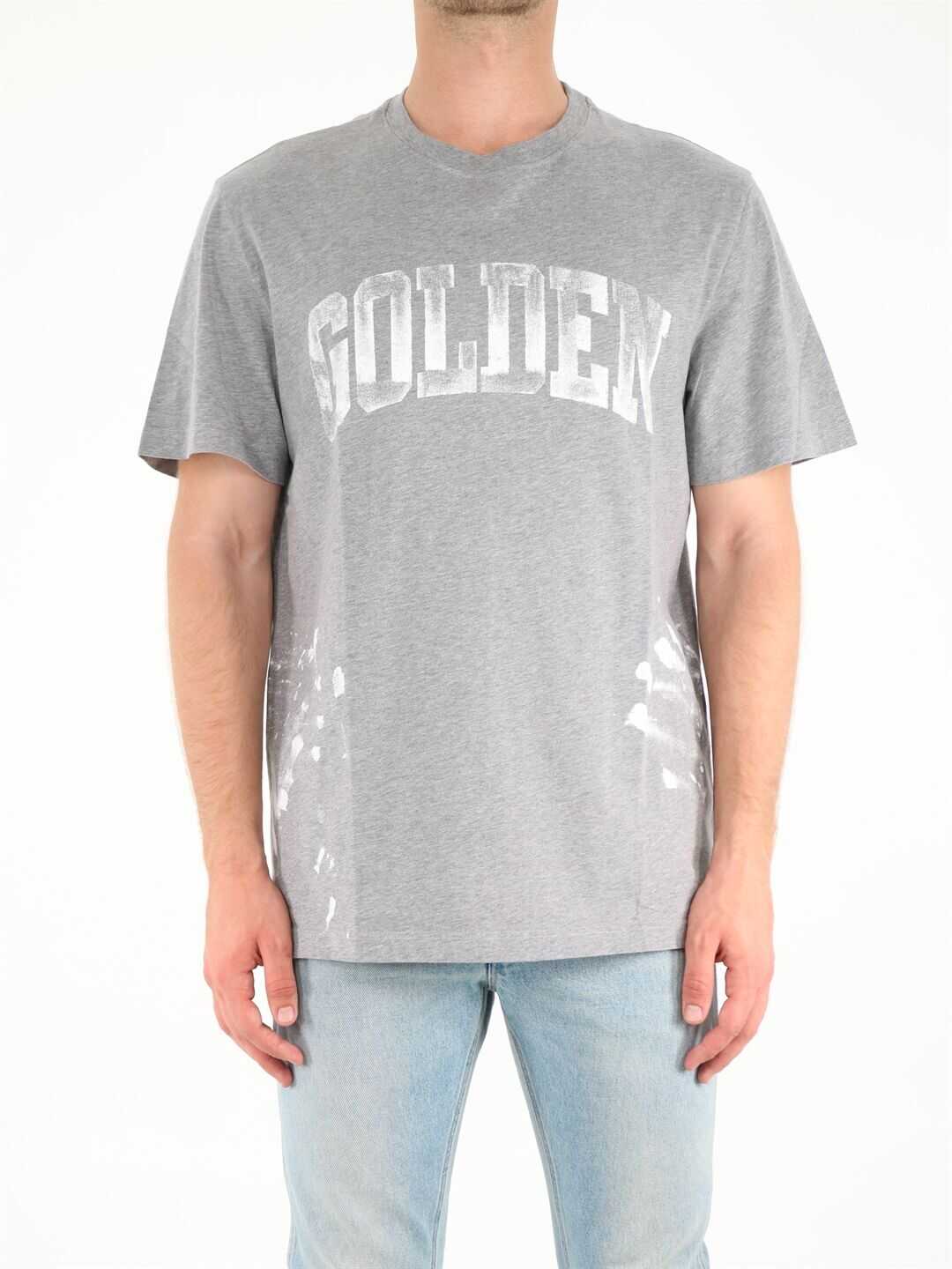 Golden Goose Gray Golden T-Shirt GMP01022 P000587 Grey