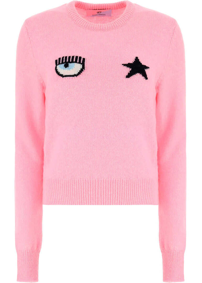 Chiara Ferragni Eyestar Sweater 71CBFM01CMM00 SACHET PINK