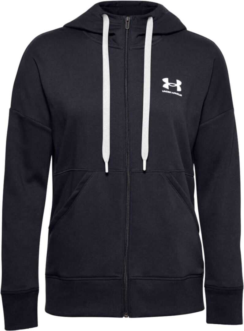 Under Armour Rival Fleece Full Zip Hoodie Black