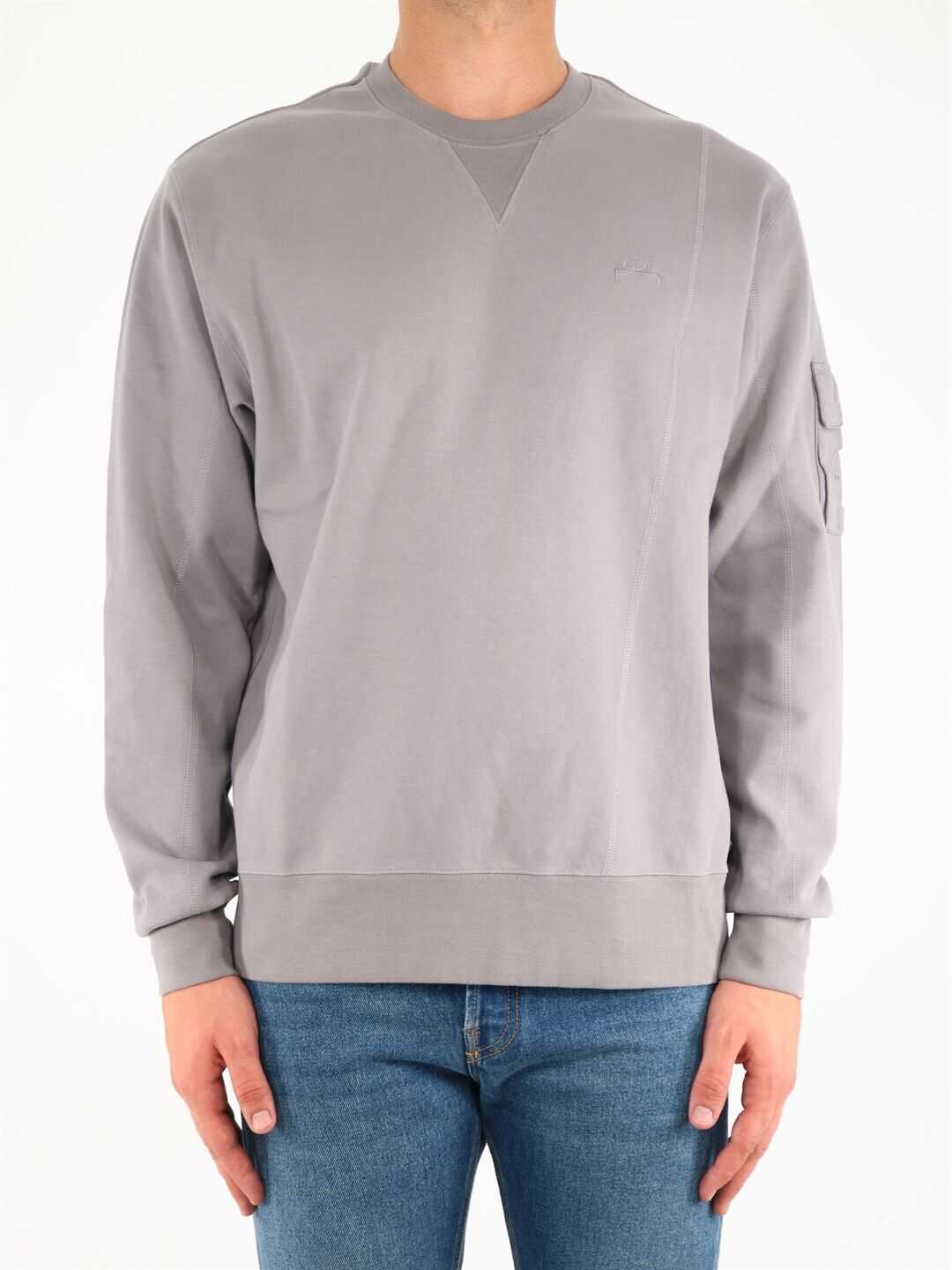 A-COLD-WALL* Cotton Sweatshirt With Pocket ACWMW041 Grey