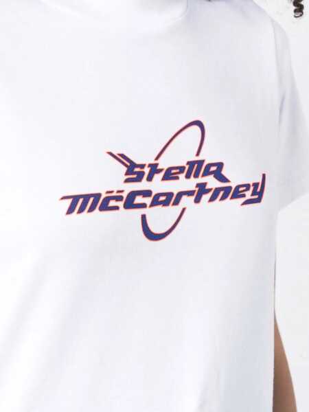 Tricouri Stella McCartney T-Shirt With Logo Print WHITE Femei (BM 8536440) 5