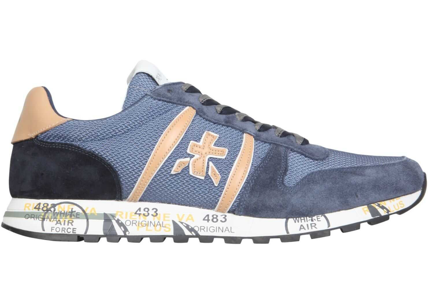 Premiata Eric Leather Sneakers ERIC_5374 BLUE