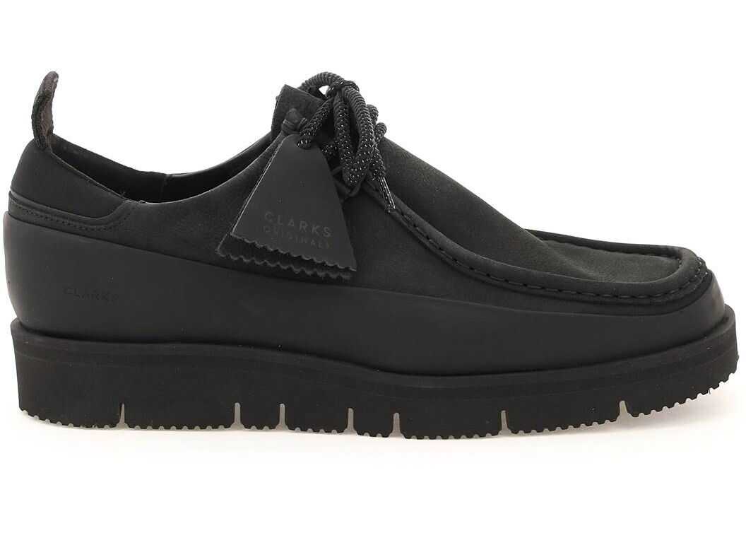 Clarks Wallabee Hiker Lace-Up Shoes 26162335 BLACK