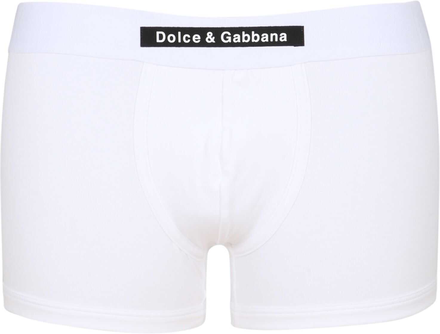 Dolce & Gabbana Cotton Boxers M4D31J_OUAIGW0800 WHITE