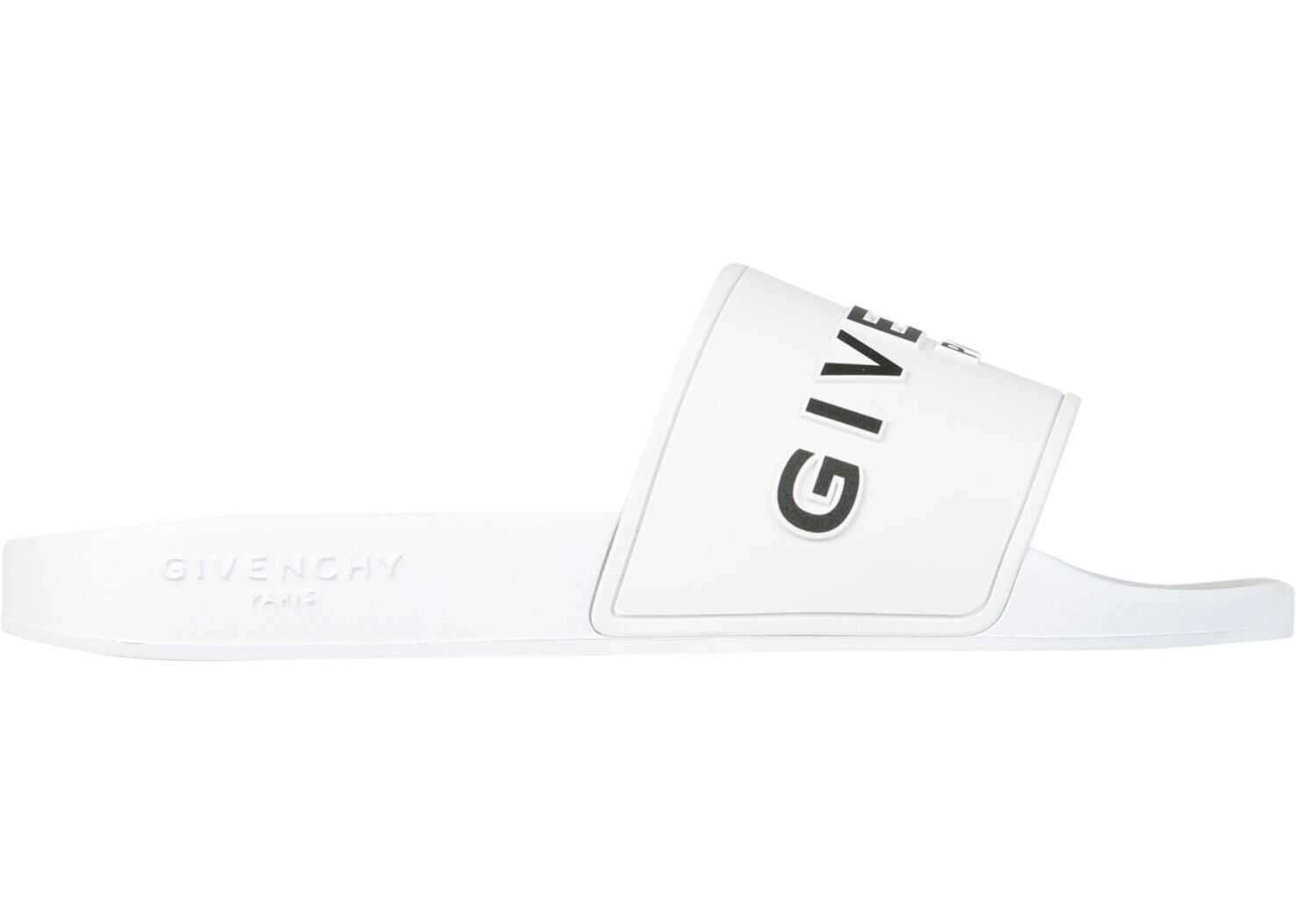 Givenchy Rubber Slide Sandals BH300HH0EL_100 WHITE