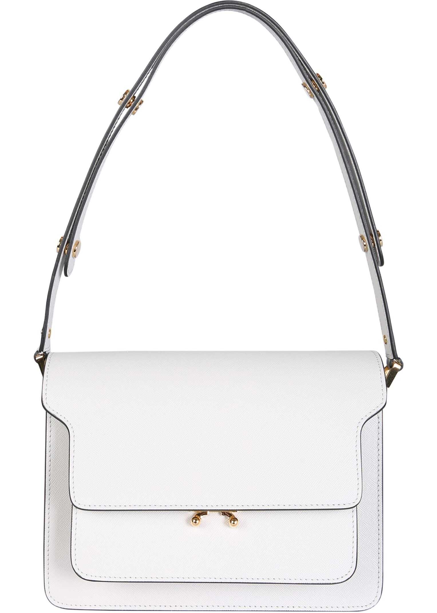 Marni Trunk Shoulder Bag SBMPN09NO1_LV520ZN09N WHITE