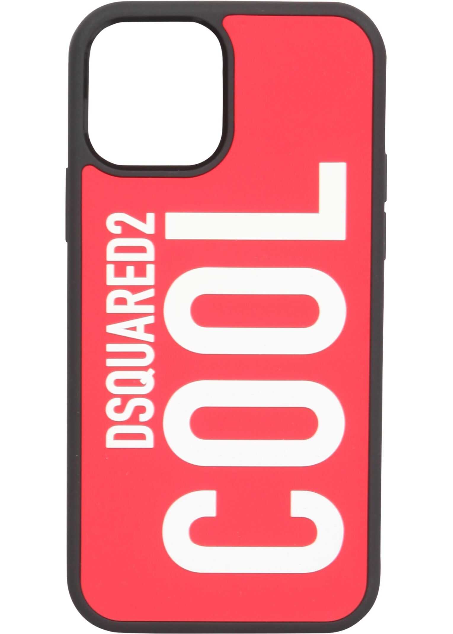 DSQUARED2 Iphone 12 Pro Cover ITM0118_35804586M818 RED