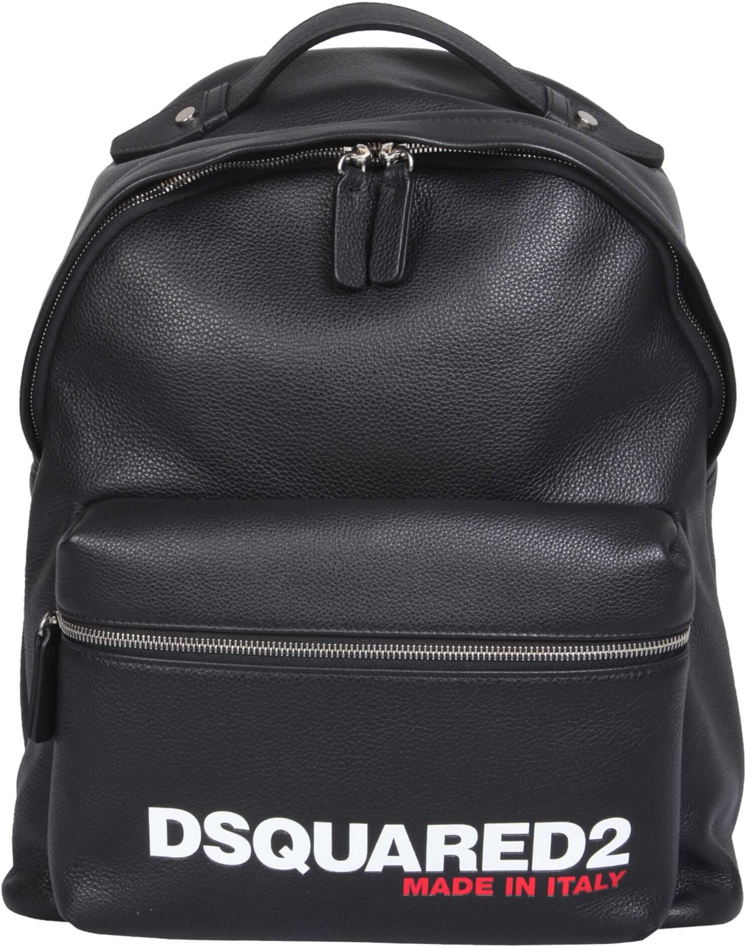 DSQUARED2 Backpack With Logo BPM0054_251038882124 BLACK