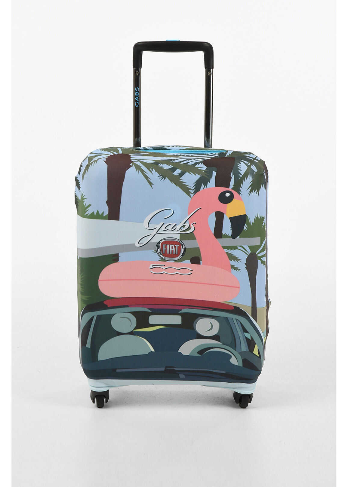 Gabs Fiat And 500 Printed South Beach Cabin Trolley Cover Multicolor