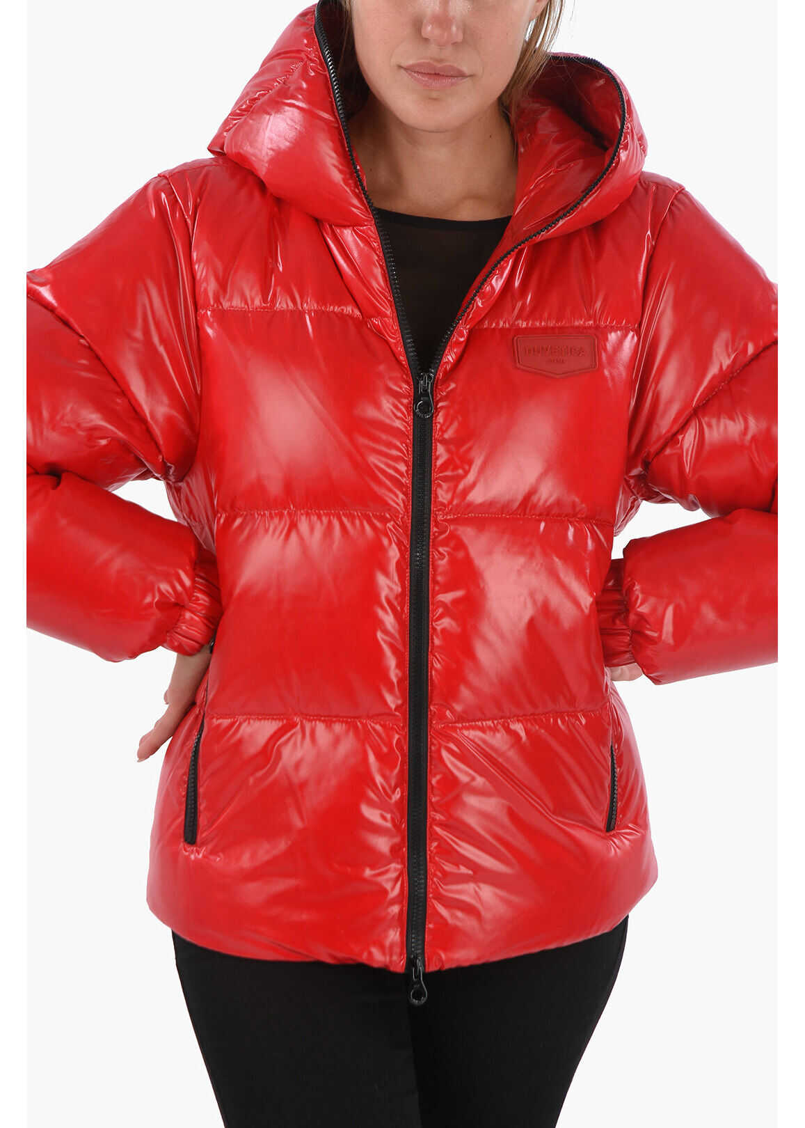 Duvetica Inner Pocket Bellatrixtre Down Jacket Red