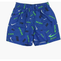 Bermude Logo Printed Boxer Swimsuit Baieti