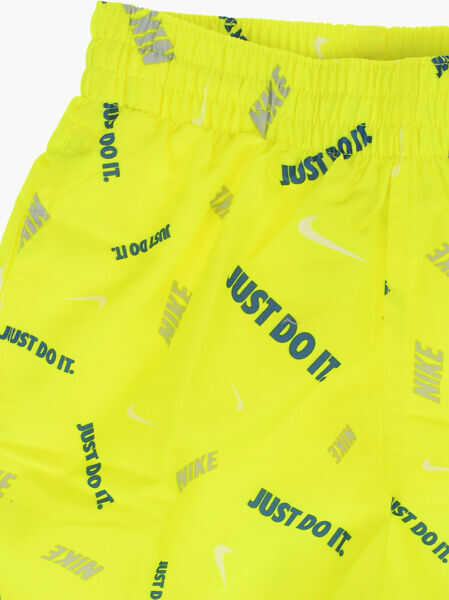 Bermude Nike Logo Printed Boxer Swimsuit Yellow Baieti (BM 8540022) 2