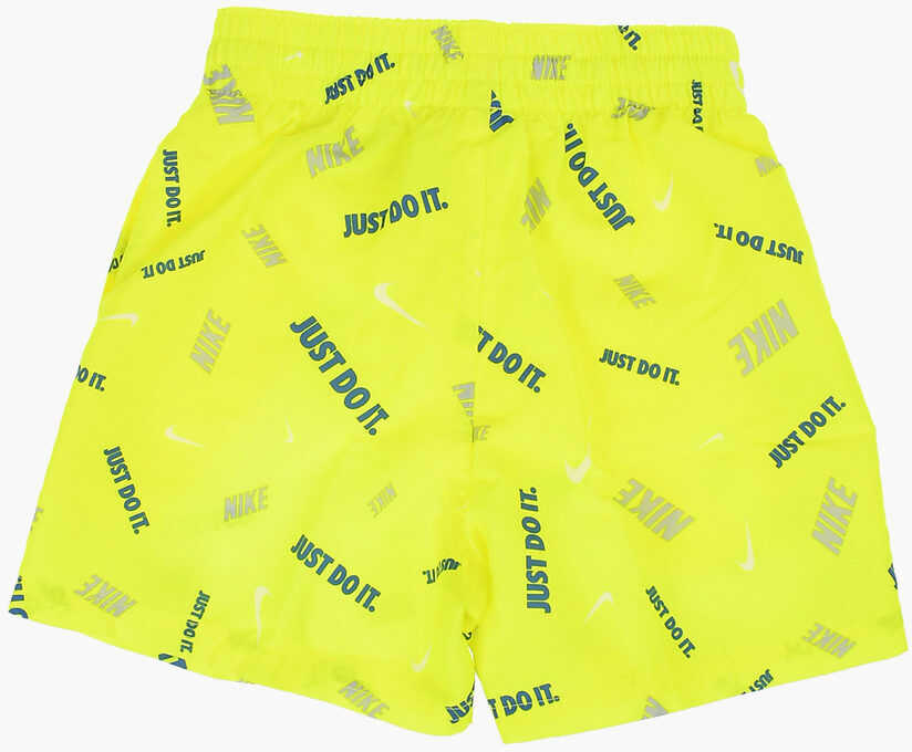 Bermude Nike Logo Printed Boxer Swimsuit Yellow Baieti (BM 8540022) 3