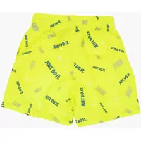 Bermude Nike pentru Baieti - Bermude Nike Logo Printed Boxer Swimsuit Yellow Baieti (BM 8540022) - B-mall.ro
