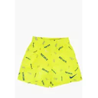 Bermude Logo Printed Boxer Swimsuit Baieti