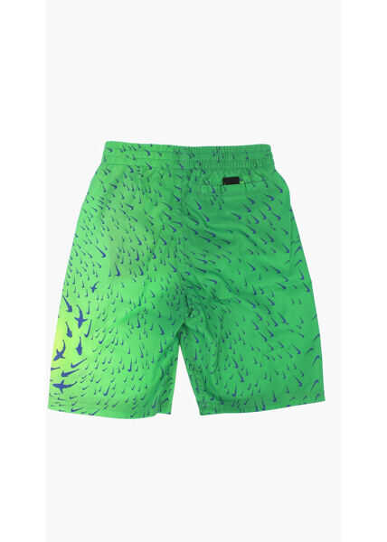 Bermude Nike Logo Printed Boxer Swimsuit Green Baieti (BM 8540055) 2