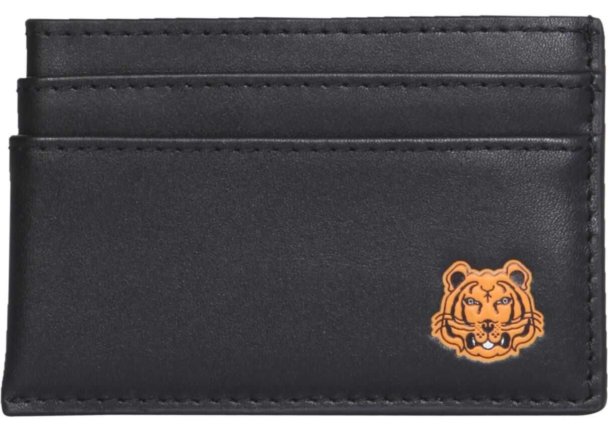 Kenzo Tiger Crest Card Holder FB55PM400_L4699 BLACK
