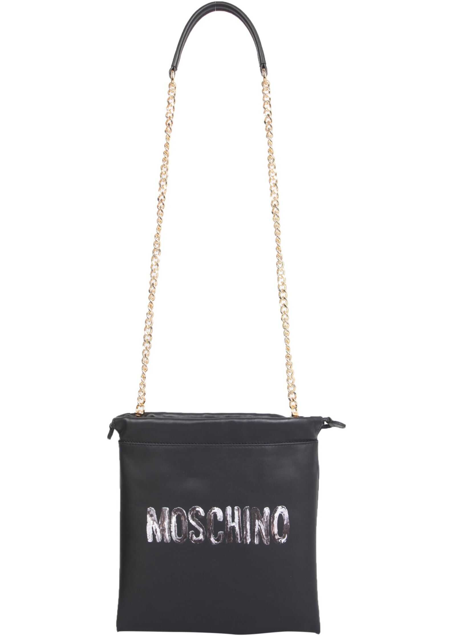 Moschino Teddy Bear Shoulder Bag 74028001_5555 BLACK