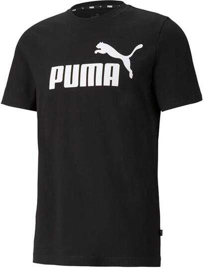 PUMA Ess Logo Tee Black