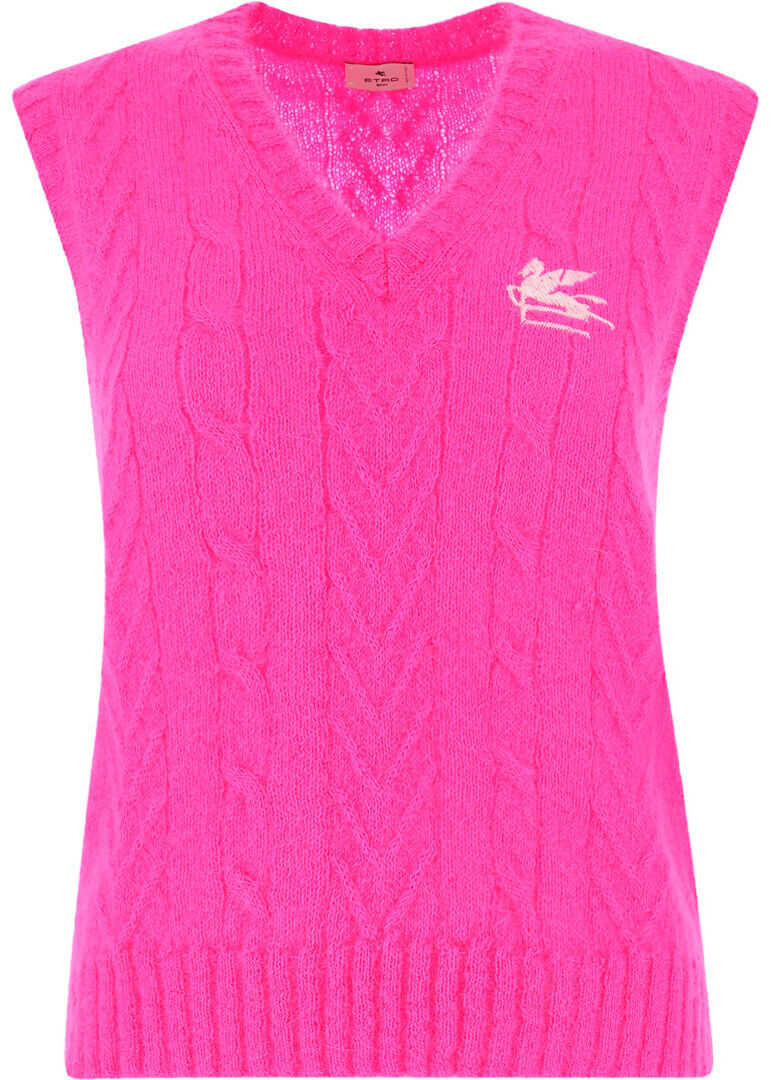 ETRO Vest 187339212 NEON PINK