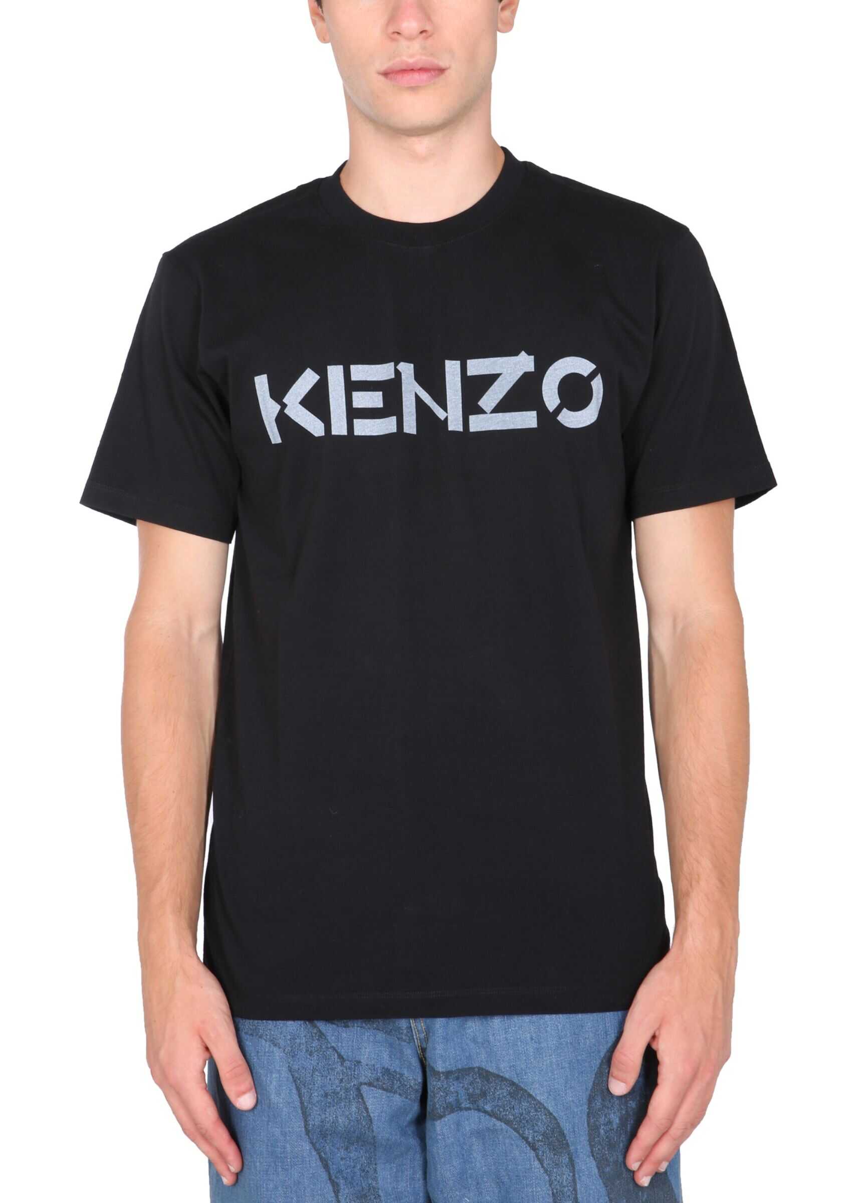 Kenzo T-Shirt With Logo Print FB65TS000_4SA99 BLACK