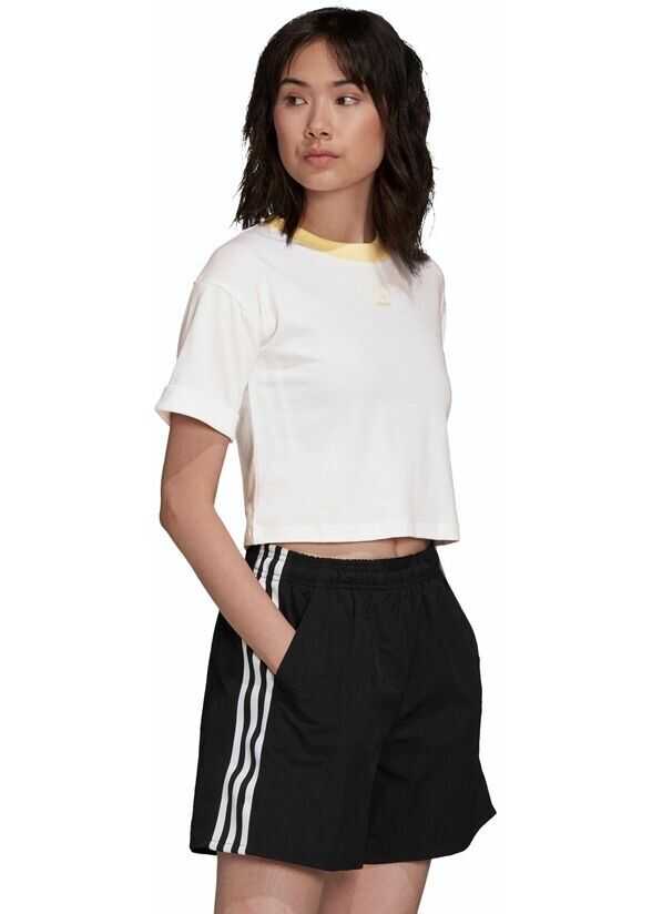 Tricouri adidas Crop Top White Femei (BM 8545908) 3