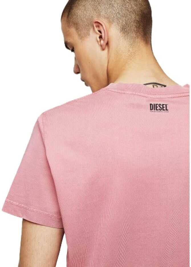 Tricouri Diesel 00S57L Pink Barbati (BM 8555769) 4