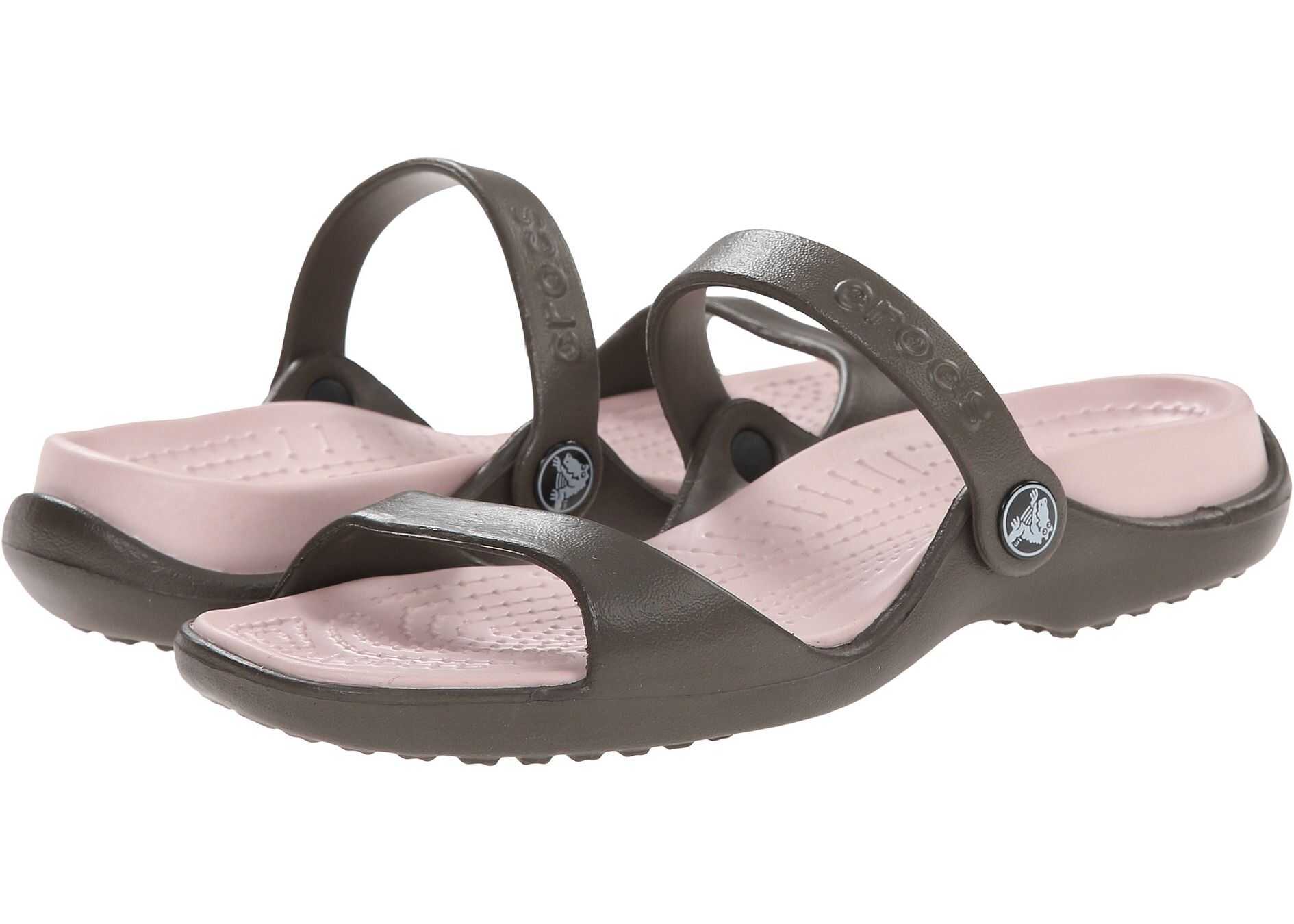 Sandala Crocs Cleo Chocolate/Cotton Candy